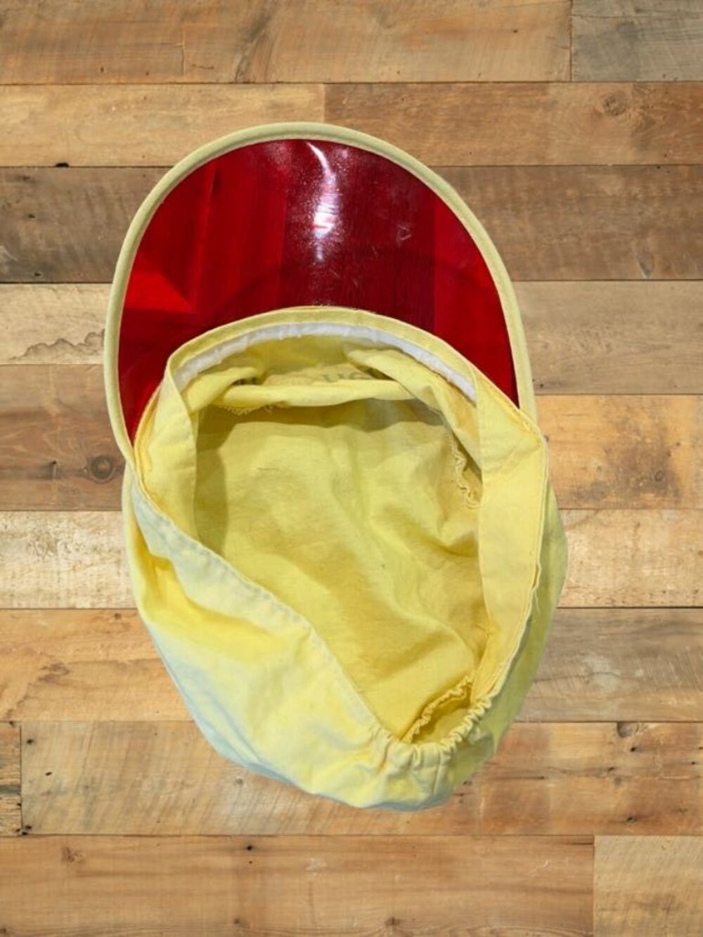 Vintage Shell Helps Promo Hat w/ Red Visor | Retro Gas Station Cap - Picture 4 of 7